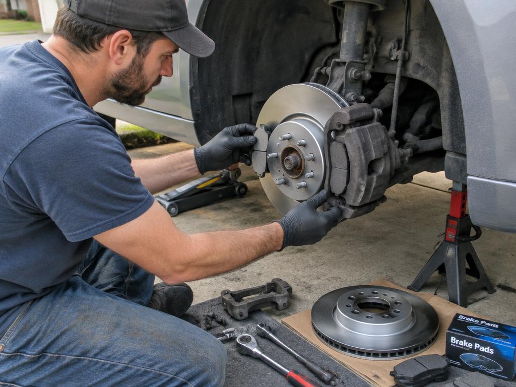 Brake Repair by a mobile mechanic in Houston