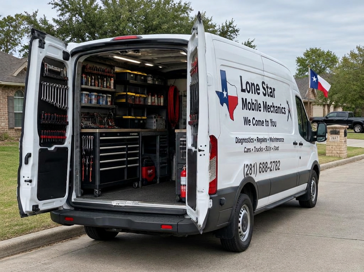 Battery, Alternator & Starter by a mobile mechanic in Houston